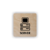 Cedule server | Piktogram (čtverec)