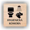 Cedule hygienická komora – plast (piktogram)