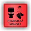 Cedule hygienická komora – plast (piktogram)