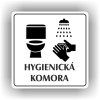 Cedule hygienická komora – plast (piktogram)