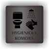 Cedule hygienická komora – plast (piktogram)
