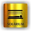 Cedule solárium – plast (piktogram)