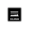 Cedule solárium | Piktogram (čtverec)