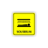 Cedule solárium | Piktogram (čtverec)