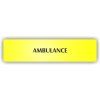 Piktogram - AMBULANCE – plast (piktogram)