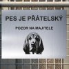 Pozor tady hlídám já - Bloodhound - pozor pes!!!