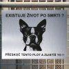 Pozor tady hlídám já - Bostonský teriér - pozor pes!!!