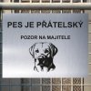 Pozor tady hlídám já - Labradorský retrívr - pozor pes!!!