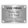 Cedule v.0001 S VLASTNÍM LOGEM A TEXTEM (A4 , A5, A3)