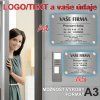 Cedule v.0001 S VLASTNÍM LOGEM A TEXTEM (A4 , A5, A3) – plast (piktogram)