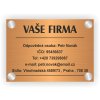 0009 cedule plast bronz A5