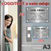 Cedule v.0012 S VLASTNÍM LOGEM A TEXTEM (A4 , A5, A3) – plast (piktogram)