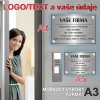 Cedule v.0012 S VLASTNÍM LOGEM A TEXTEM (A4 , A5, A3)