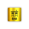 Bar 2 (Barva podkladu Buk, Rámeček S rámečkem, Velikost 200x200)