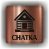 Chatka (Barva podkladu Bronz, Rámeček S rámečkem, Velikost 200x200)