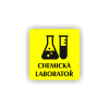 Chemická laboratoř (Barva podkladu Černá, Rámeček Bez rámečku, Velikost 200x200)