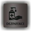 Dezinfekce (Barva podkladu Černá, Rámeček Bez rámečku, Velikost 200x200)