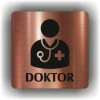 Doktor (Barva podkladu Bronz, Rámeček Bez rámečku, Velikost 200x200)