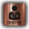 Doktor (Barva podkladu Bronz, Rámeček S rámečkem, Velikost 200x200)