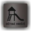 Dětské hřiště (Barva podkladu Černá, Rámeček Bez rámečku, Velikost 200x200)