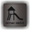 Dětské hřiště (Barva podkladu Černá, Rámeček S rámečkem, Velikost 200x200)