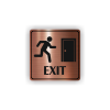 PIC EXIT BRONZ RA
