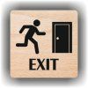 Exit (Barva podkladu Buk, Rámeček Bez rámečku, Velikost 200x200)