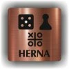 Herna (Barva podkladu Bronz, Rámeček Bez rámečku, Velikost 200x200)
