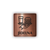 PIC JIDELNA BRONZ RA