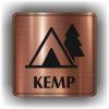 Kemp (Barva podkladu Bronz, Rámeček S rámečkem, Velikost 200x200)