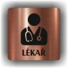 Lékař (Barva podkladu Bronz, Rámeček Bez rámečku, Velikost 200x200)