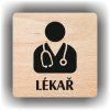 Lékař (Barva podkladu Buk, Rámeček Bez rámečku, Velikost 200x200)