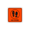 PIC NO ENTRY CERVENA RA