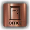 Office (Barva podkladu Bronz, Rámeček Bez rámečku, Velikost 200x200)