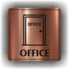Office (Barva podkladu Bronz, Rámeček S rámečkem, Velikost 200x200)