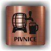 Pivnice (Barva podkladu Bronz, Rámeček Bez rámečku, Velikost 200x200)