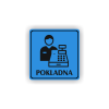 PIC POKLADNA MODRA RA