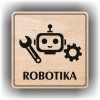 Robotika (Barva podkladu Buk, Rámeček S rámečkem, Velikost 200x200)