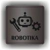 Robotika (Barva podkladu Černá, Rámeček S rámečkem, Velikost 200x200)