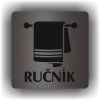 Ručník (Barva podkladu Černá, Rámeček Bez rámečku, Velikost 200x200)