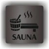 Sauna (Barva podkladu Černá, Rámeček Bez rámečku, Velikost 200x200)