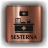 Sesterna (Barva podkladu Bronz, Rámeček S rámečkem, Velikost 200x200)
