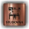 Studovna (Barva podkladu Bronz, Rámeček S rámečkem, Velikost 200x200)