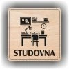 Studovna (Barva podkladu Buk, Rámeček S rámečkem, Velikost 200x200)