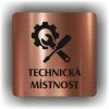 Technická místnost (Barva podkladu Bronz, Rámeček Bez rámečku, Velikost 200x200)