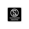 PIC TELEFONOVANI ZAKAZANO CERNA BR