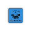 PIC TELOCVICNA MODRA RA
