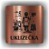 Uklízečka (Barva podkladu Bronz, Rámeček Bez rámečku, Velikost 200x200)