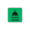 PIC ZVONTE PROSIM ZELENA BR