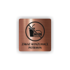 PIC ZAKAZ KONZUMACE POTRAVIN BRONZ BR